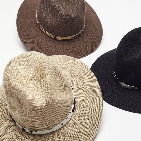 Urban Outfitters Faye Panama hat, black. - Picture 2 of 5